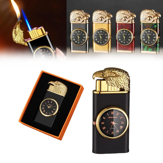 HronoEagle - Upaljač sa mehaničkim satom i dvostrukim plamenom