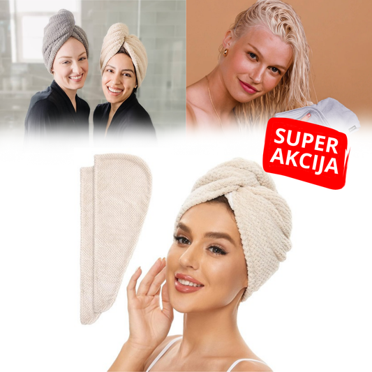 QuickDry - Mikrofiber peškir za brzo sušenje kose