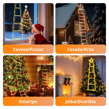 MagicSanta - LED Novogodišnje Merdevine