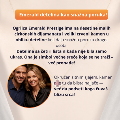 Emerald Prestige - Srećna ogrlica od nerđajućeg čelika