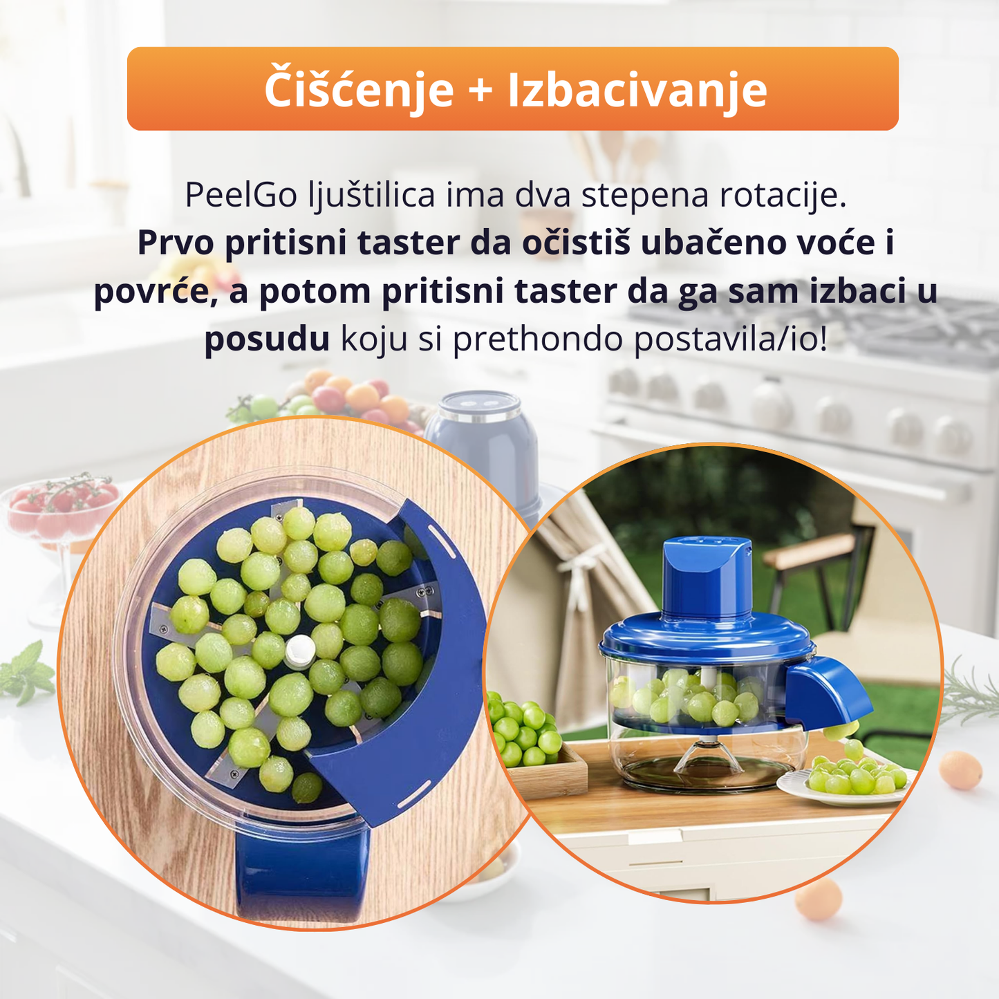 PeelGo - Električna Ljuštilica za voće i povrće