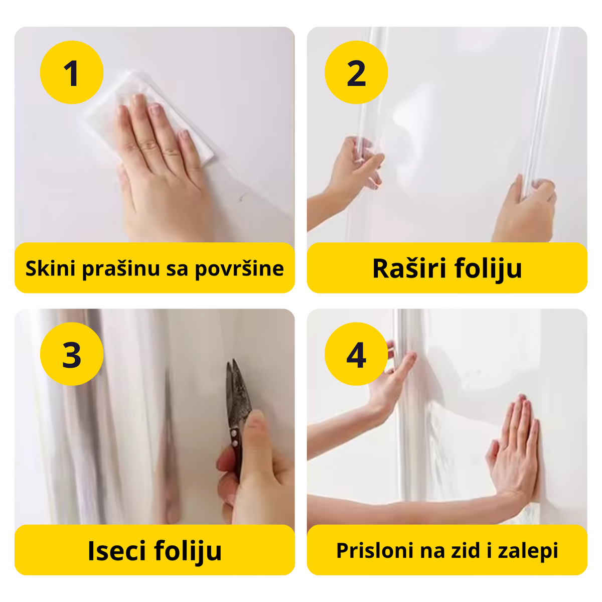 Magična folija za zaštitu zidova i površina 60x200cm