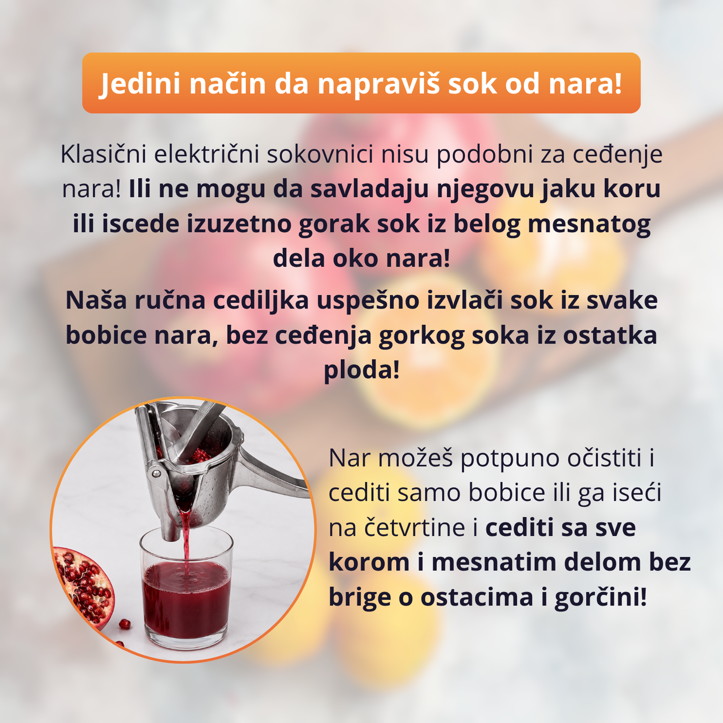 ColdJuice - Sokovnik za hladno ceđene sokove