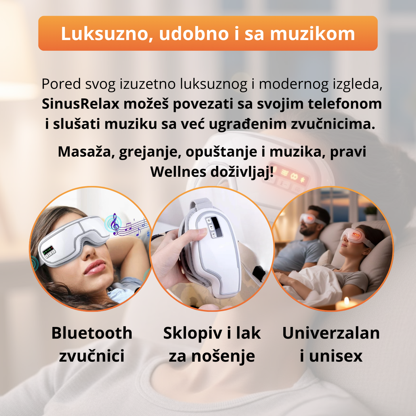 SinusRelax - Masažer za oči i sinusnu regiju