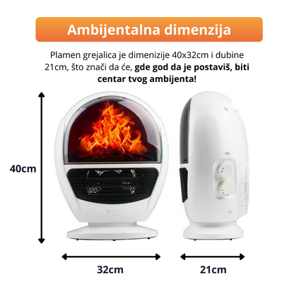 Palmenko - 4 u 1 LED Plamen Grejalica