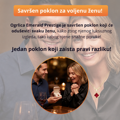 Emerald Prestige - Srećna ogrlica od nerđajućeg čelika