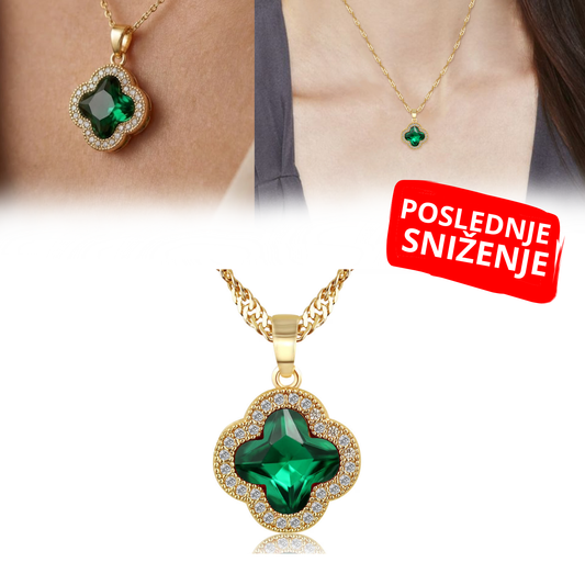 Emerald Prestige - Srećna ogrlica od nerđajućeg čelika